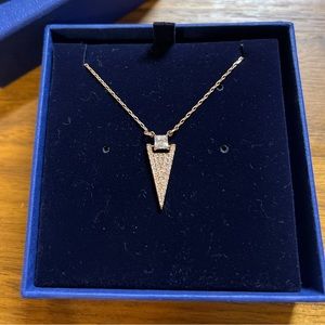 Swarovski funk gold plated necklace